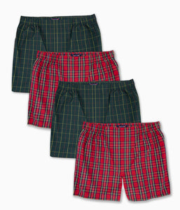 4-Pack Assorted 100% Cotton Men's Boxer (BB105)