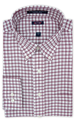 Alabama Non-Iron Red Cotton Sport Shirt