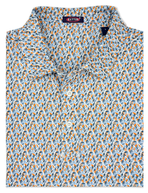 Amos Print Performance Polo