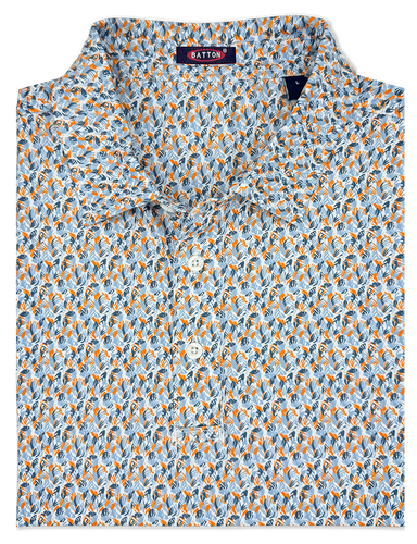Amos Print Performance Polo