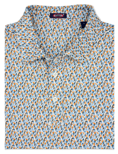 Amos Print Performance Polo