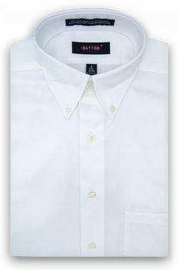 Beyond Non-Iron White 80s 2-Ply Twill Stretch Dress Shirt – Arthur