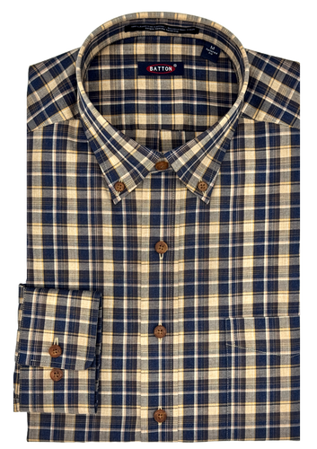 Audell Non-Iron Cotton Sport Shirt