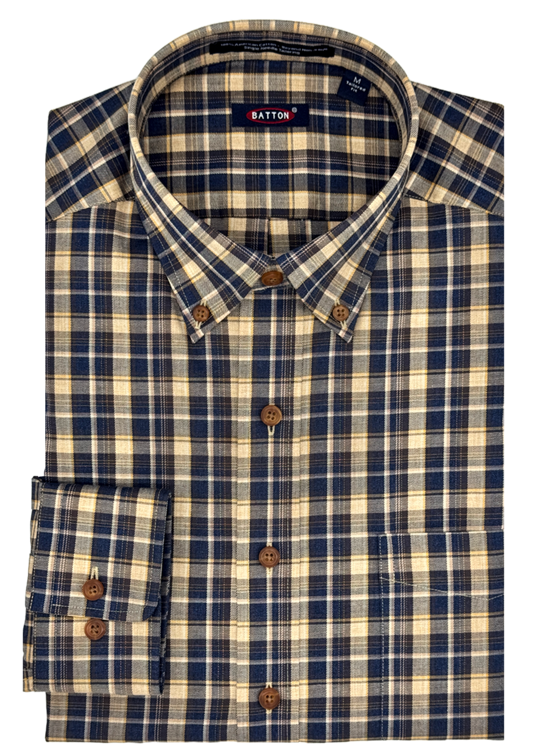 Audell Non-Iron Cotton Sport Shirt