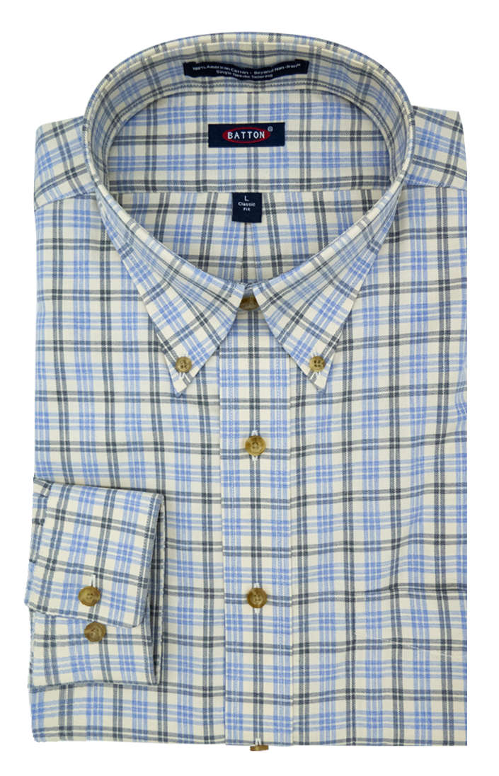 Beau Non-Iron Cotton Sport Shirt