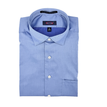 Load image into Gallery viewer, Beyond Non-Iron® Blue 80/2 Ply Twills with Stretch Dress Shirt (Ben)