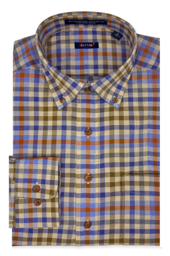 Byron Non-Iron Cotton Sport Shirt