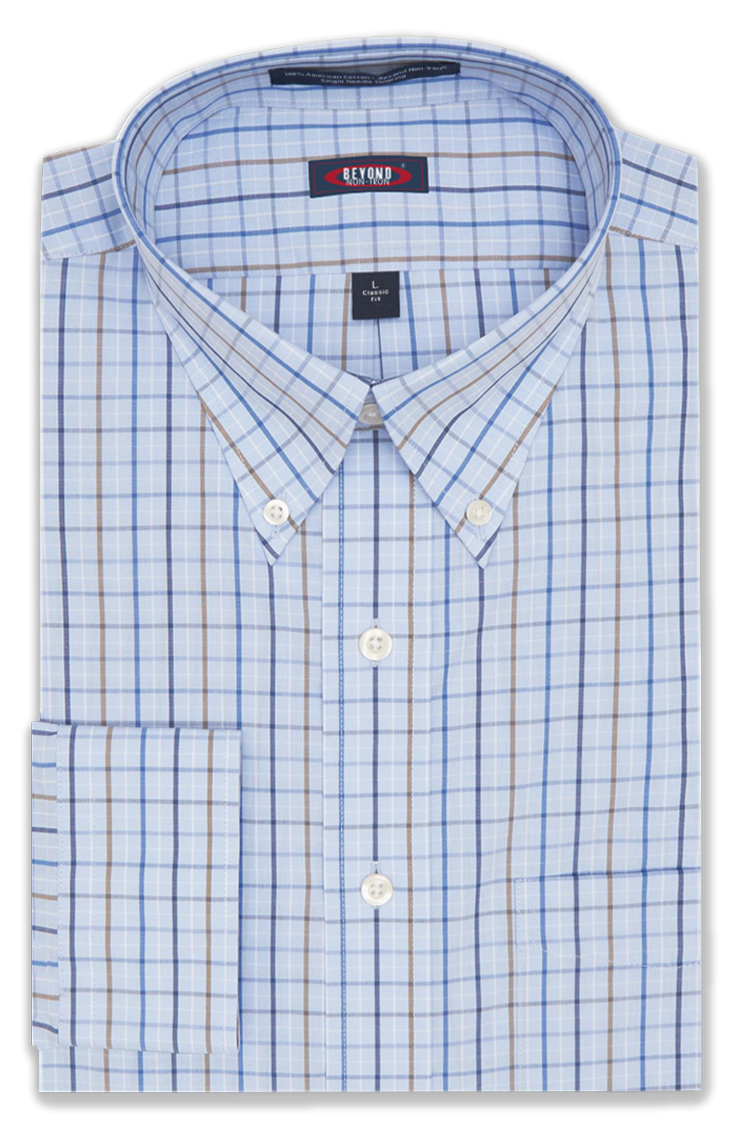 Cole Non-Iron Cotton Sport Shirt  Batton