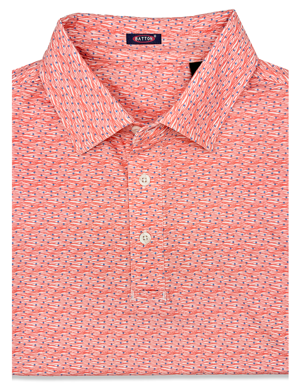 Dennis Print Performance Polo