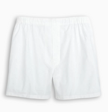 Load image into Gallery viewer, 5-Pack White 100% Cotton Men&#39;s Poplin Boxer (BB110)