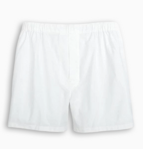 5-Pack White 100% Cotton Men's Poplin Boxer (BB110)