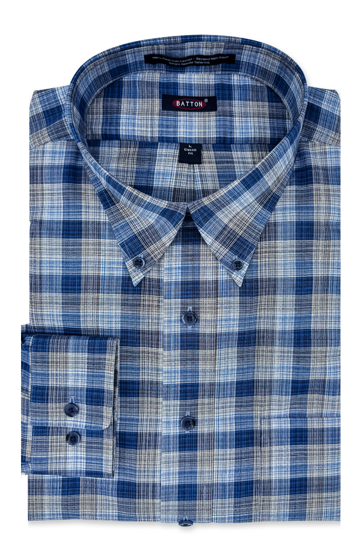 Ethan Non-Iron Cotton Sport Shirt