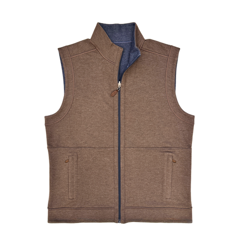 HAMPTON REVERSIBLE FILL ZIP VEST WITH POCKET