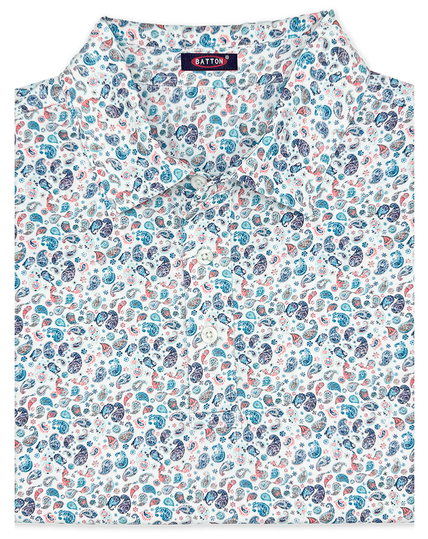 Harlan Print Performance Polo