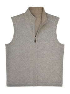 Sand and Heather Grey Men's Reversible Vest