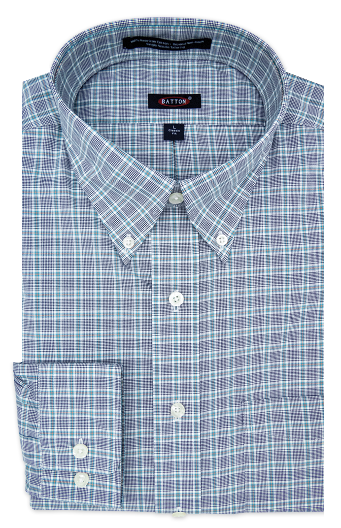 James Non-Iron Cotton Sport Shirt