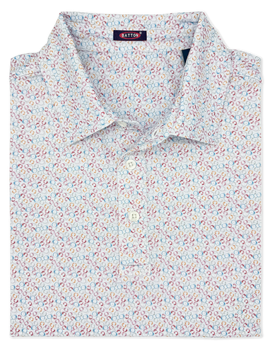 Joshua Print Performance Polo