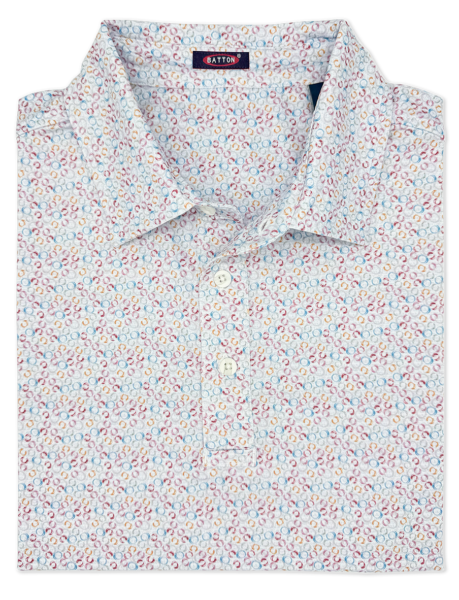 Joshua Print Performance Polo