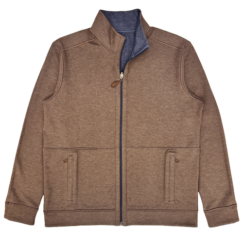 KAIMAN REVERSIBLE FILL ZIP JACKET WITH POCKET
