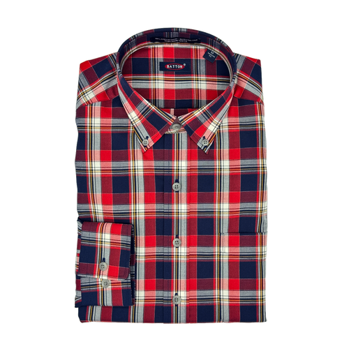Kline Non-Iron Cotton Sport Shirt