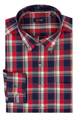 Kline Non-Iron Cotton Sport Shirt