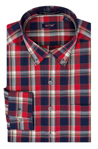 Kline Non-Iron Cotton Sport Shirt