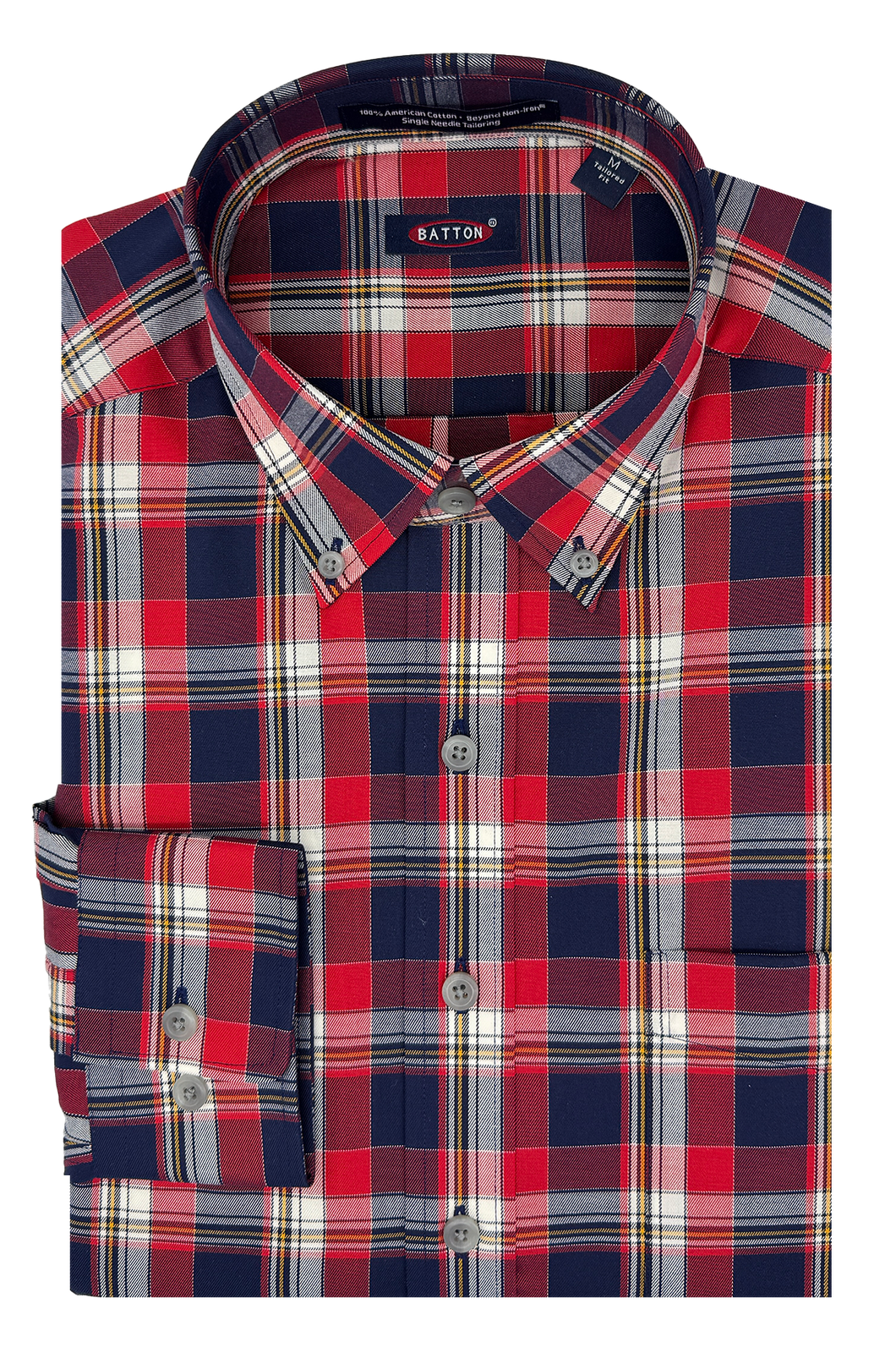 Kline Non-Iron Cotton Sport Shirt