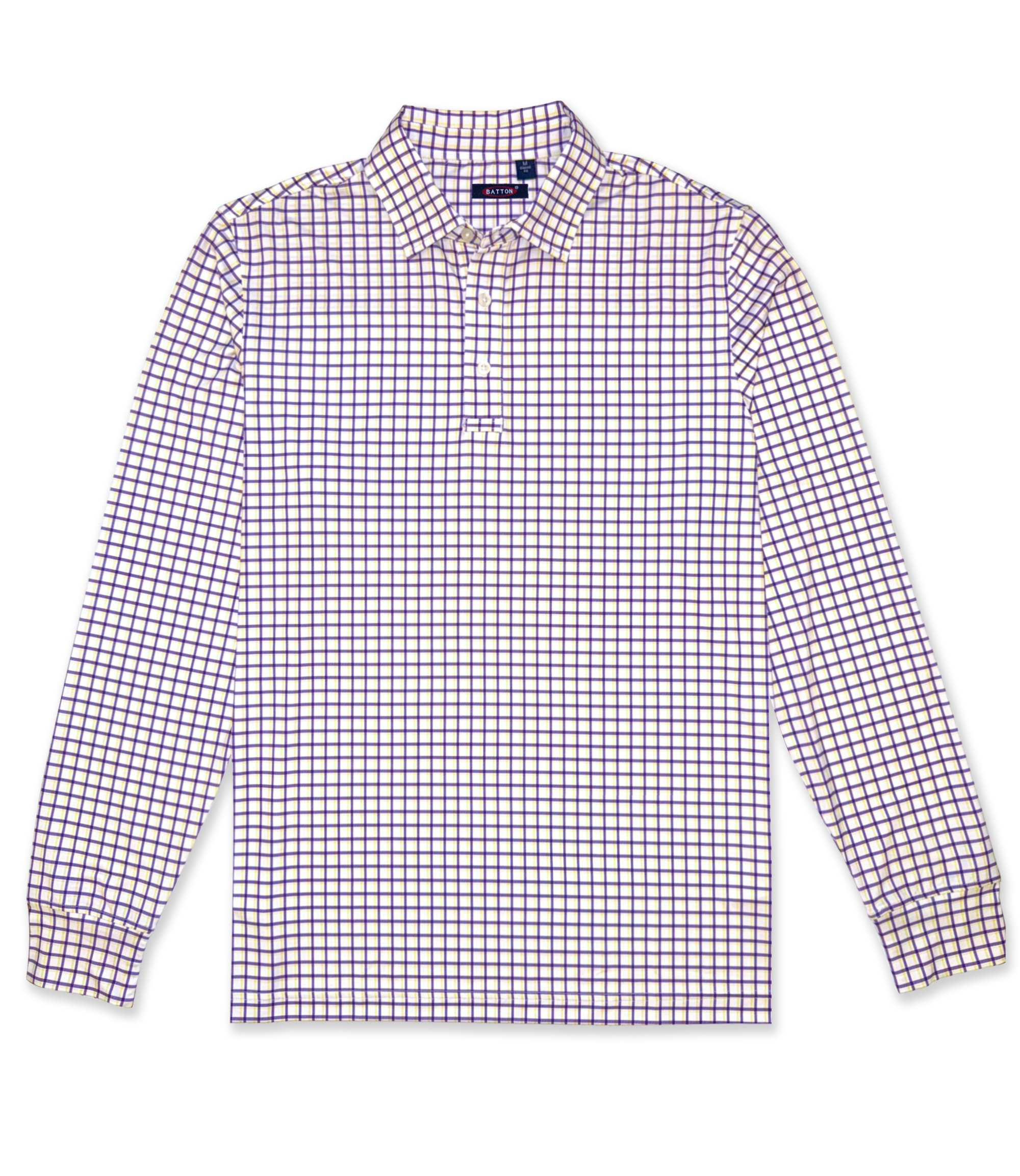 LSU Performance Polo Long Sleeve  Batton