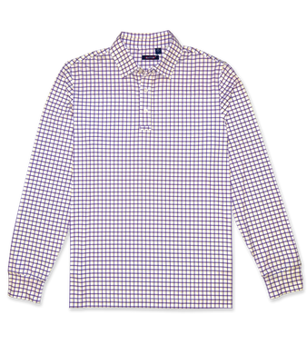 LSU Performance Polo Long Sleeve