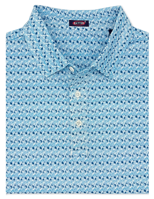 Lawrence Print Performance Polo