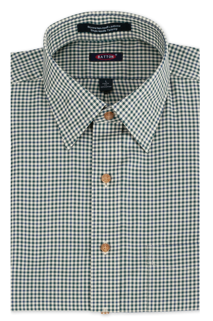 Luther Non-Iron Cotton Sport Shirt