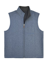 Load image into Gallery viewer, Charcoal and Medium Blue Men&#39;s Reversible Vest