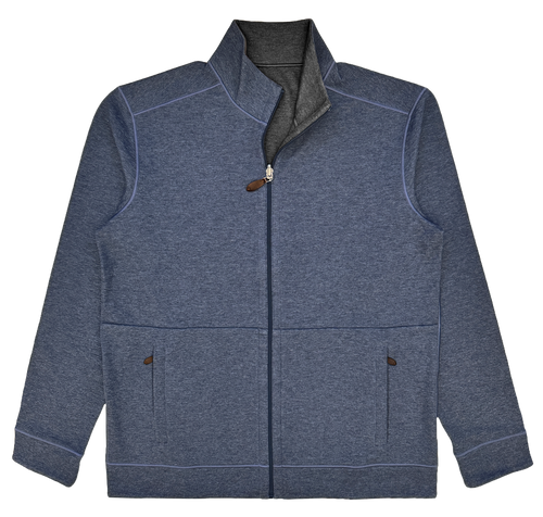 NAVIER REVERSIBLE FILL ZIP JACKET WITH POCKET