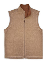 Load image into Gallery viewer, Tobacco and Oatmeal Men&#39;s Reversible Vest