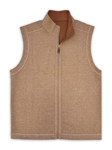 Tobacco and Oatmeal Men's Reversible Vest