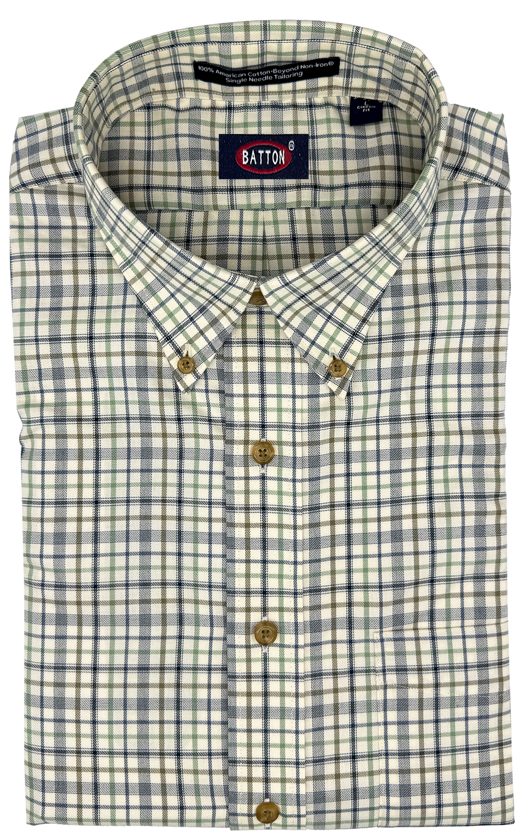 Potter Non-Iron Cotton Sport Shirt