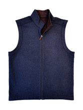Load image into Gallery viewer, Navy and Cocoa Men&#39;s Reversible Vest
