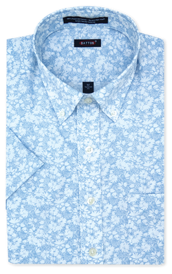 Reese Cotton Print Short Sleeve Shirt