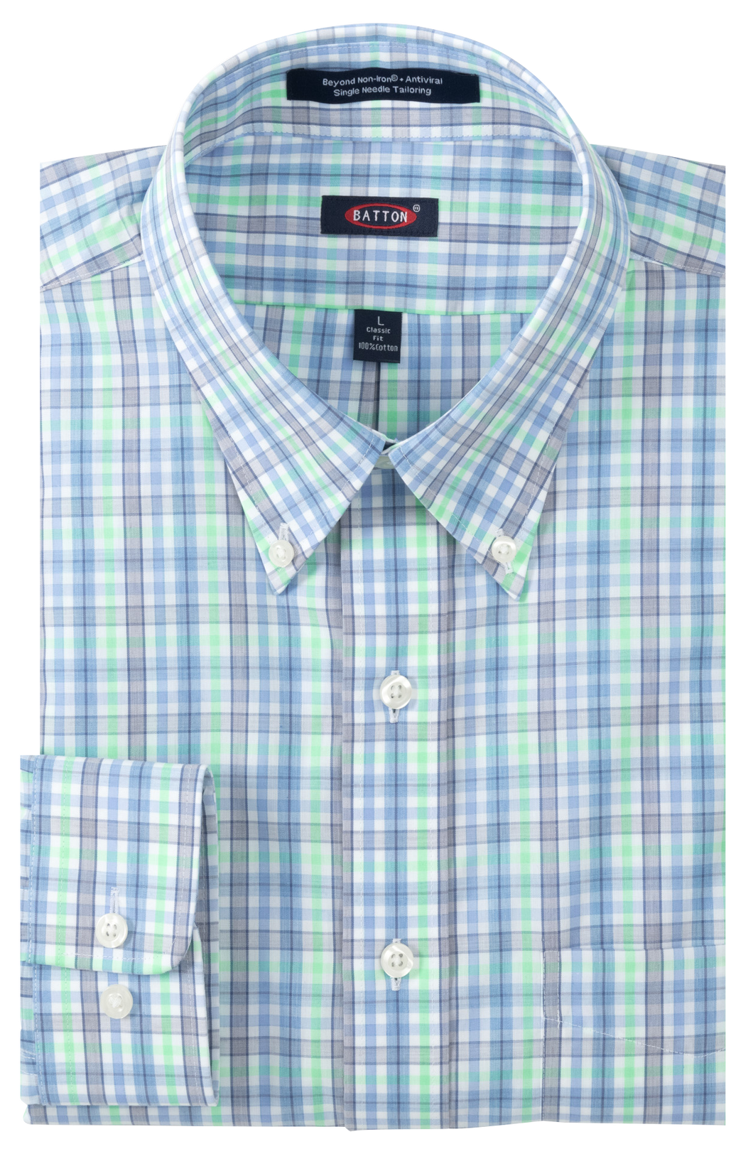 Roy Non-Iron Cotton Sport Shirt