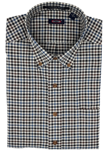 Stewart Non-Iron Cotton Sport Shirt