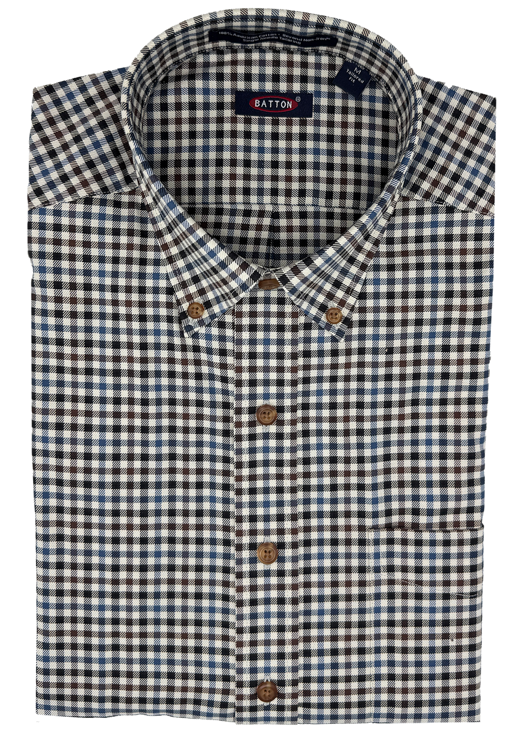 Stewart Non-Iron Cotton Sport Shirt