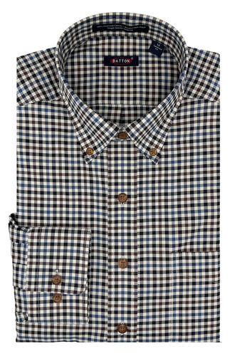 Stewart Non-Iron Cotton Sport Shirt