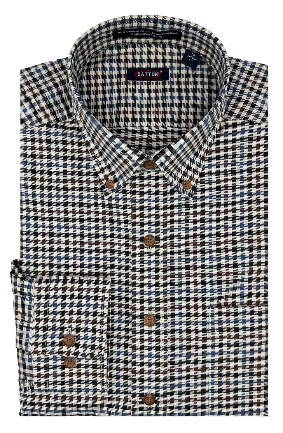 Stewart Non-Iron Cotton Sport Shirt