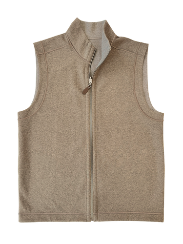 Sand and Heather Grey Reversible Vest