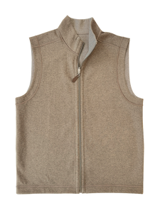 Sand and Heather Grey Reversible Vest