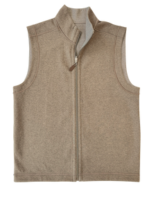 Sand and Heather Grey Reversible Vest