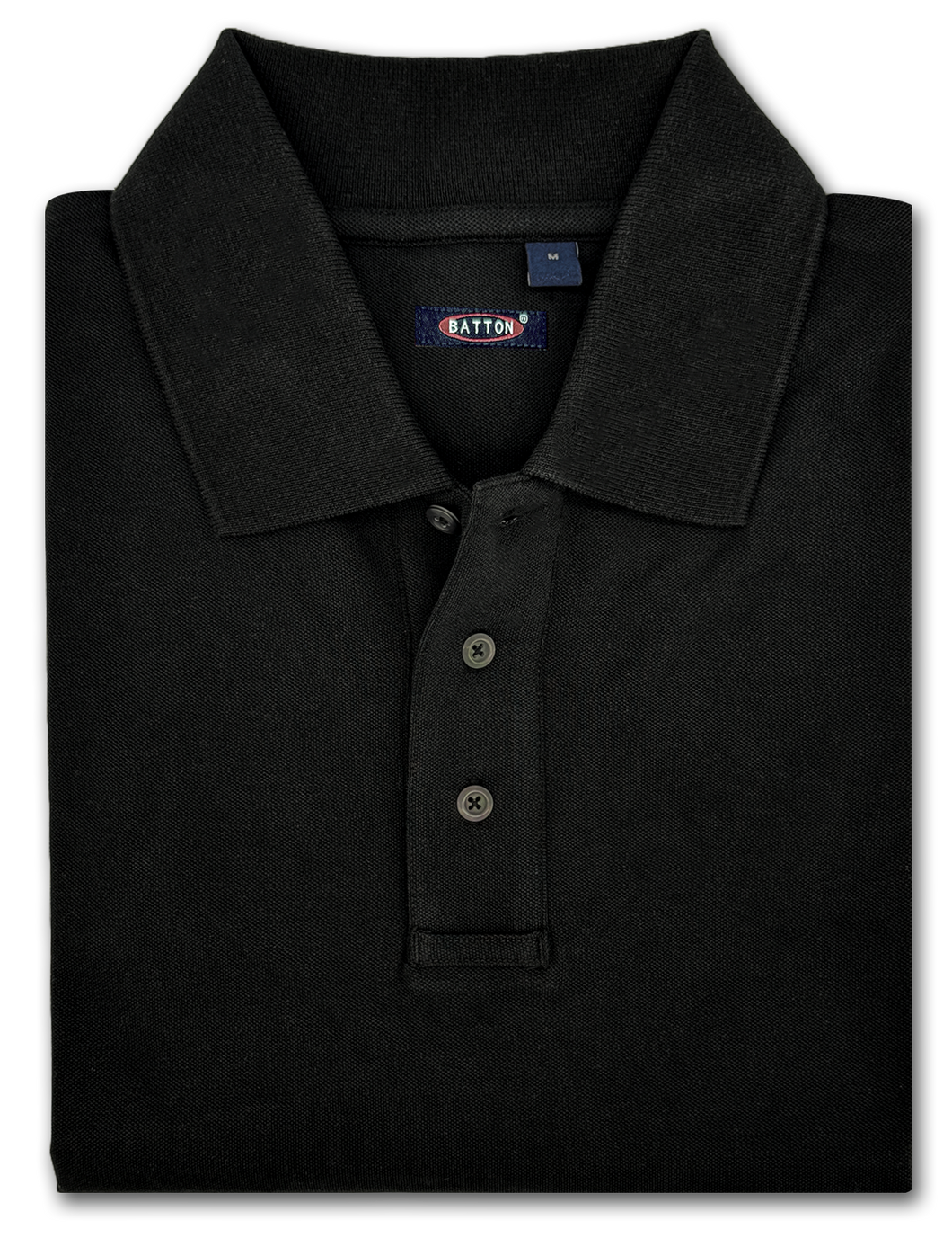 Sanford Black Piqué Short Sleeve Stretch Polo