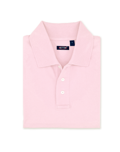 Sanford Sky Pink Short Sleeve Piqué Stretch Polo