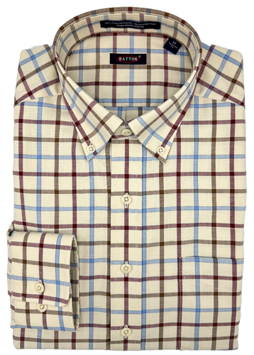 Stefan Non-Iron Cotton Sport Shirt