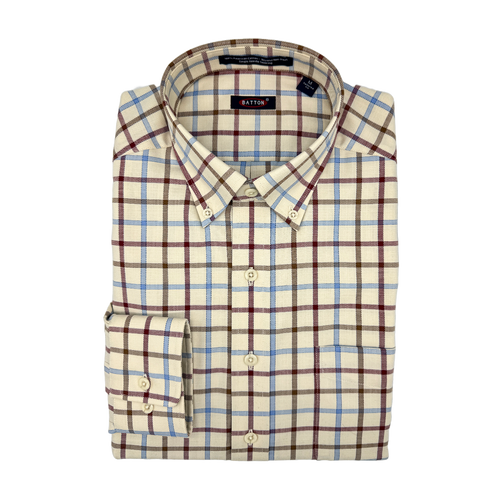 Stefan Non-Iron Cotton Sport Shirt